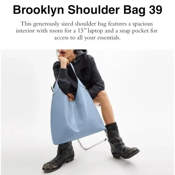 Coach Brooklyn in Bluebell - Picture 3 of 5